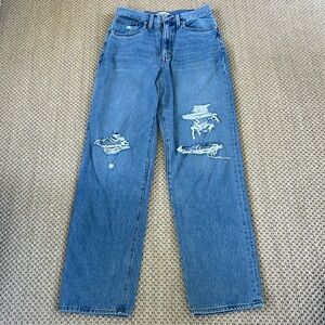 Madewell Baggy Straight Jeans